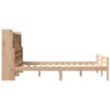 vidaXL Bookcase Bed without Mattress 150x200 cm King Size Solid Wood Pine