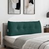 vidaXL Back Pillow Dark Green 120 x 24 x 50 cm Fabric