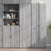 vidaXL Highboard Grey Sonoma 50x42.5x185 cm Engineered Wood