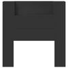 vidaXL Headboard Black 100 x 16.5 x 103.5 cm Engineered Wood