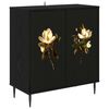vidaXL Sideboard BREMEN Black Oak 69 x 33 x 76 cm Engineered Wood