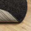 vidaXL Shaggy Rug PAMPLONA High Pile Modern Black &Oslash; 240 cm