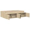 vidaXL Bed Frame with Drawer Sonoma Oak 80 x 200 cm Engineered Wood