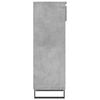 vidaXL Shoe Cabinet Concrete Grey 40x36x105 cm Engineered Wood