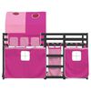 vidaXL Bunk Bed without Mattress Pink 80x200 cm Solid Wood Pine