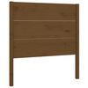 vidaXL Headboard | Honey brown | Solid pine wood | 106 x 4 x 100 cm