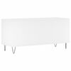 vidaXL Record Cabinet White 100x38x48 cm Engineered Wood