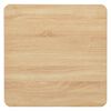 vidaXL Bistro Table Oak Colour 78.5x78.5x107 cm