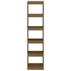 vidaXL Book Cabinet/Room Divider Honey Brown 40x30x167.5 cm Solid Pinewood