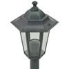 vidaXL Garden Post Lights 6 pcs E27 110 cm Aluminium Dark Green