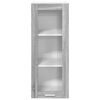 vidaXL Hanging Cabinet Grey Sonoma 40 x 31 x 100 cm Engineered Wood