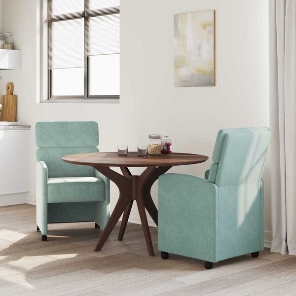 vidaXL Dining Chairs 2 pcs Sea green 58 x 65 x 98 cm Velvet