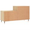 vidaXL Shoe Cabinet Sonoma Oak 102x36x60 cm Engineered Wood