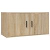 vidaXL Wall-mounted TV Cabinets 2 pcs Sonoma Oak 80x34.5x40 cm