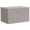 vidaXL Storage Box 24 pcs Non-woven fabric 60 x 43 x 35 cm 90.3 L Grey