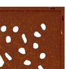 vidaXL Garden Wall Decoration 105x55 cm Corten Steel Leaf Design