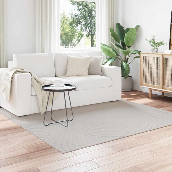 vidaXL Area Rugs Square Cream 200 x 200 cm