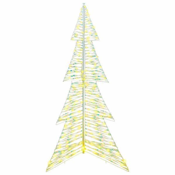 vidaXL Christmas Tree with 240 LEDs Warm White 180 cm PET