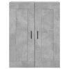 vidaXL Wall Mounted Cabinet Concrete Grey 69.5x34x90 cm Engineered Wood