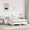 vidaXL Bed Frame without Mattress White 140x200 cm Solid Wood Pine