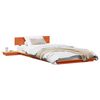 vidaXL Bed Frame Brown 75 x 190 cm Wood