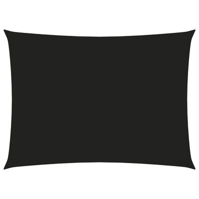 vidaXL Sunshade Sail Oxford Fabric Rectangular 3.5x5 m Black