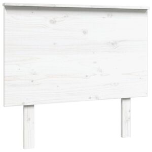 vidaXL Bed Headboard White 94x6x82,5 cm Solid Wood Pine