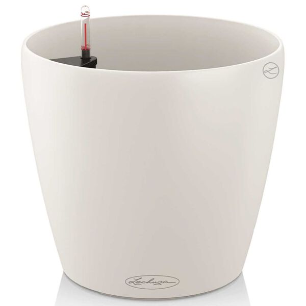 LECHUZA Planter Classico Color 43 ALL-IN-ONE White 13230