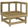 vidaXL 10 Piece Garden Lounge Set Impregnated Wood Pine