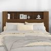vidaXL Headboard Cabinet Brown Oak 160x18.5x104.5 cm