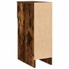 vidaXL Bedside Cabinet with Drawer Smoked Oak 20x36x60 cm