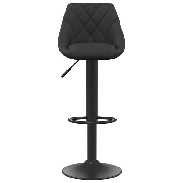 vidaXL Bar Stool Black Velvet