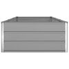 vidaXL Planter Light Grey 290 x 100 x 45 cm Galvanised Steel