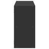 vidaXL Wall Shelf Black 100x25x50 cm Engineered Wood