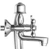 SCH&Uuml;TTE 2-Handle Bath Mixer with Hand Shower ELK Chrome