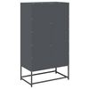 vidaXL Highboard Anthracite 68x39x123 cm Steel