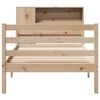vidaXL Bookcase Bed without Mattress 100x200 cm Solid Wood Pine