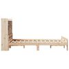 vidaXL Bookcase Bed without Mattress 135x190 cm Double Solid Wood Pine