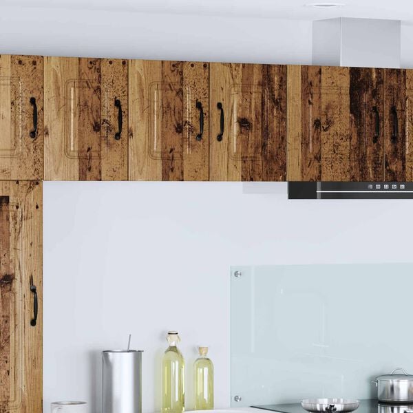 vidaXL Kitchen Cabinet Kalmar 2 pcs Old Wood 30 x 31 x 40 cm