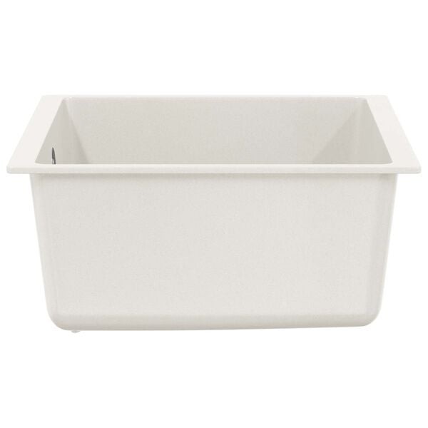 vidaXL Sink White 430 x 460 mm 80% Quartz and 20% Resin