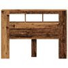 vidaXL LED Headboard Old Wood 140x18.5x103.5 cm Engineered Wood