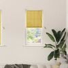 vidaXL Roller Blind with Curtains Manual Yellow 60 x 160 cm Bamboo