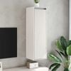 vidaXL Wall Cabinet White 30x30x100 cm Solid Pinewood