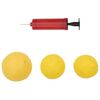 vidaXL Roundnet Set of 3 Balls and Extra Pump Ø90x20 cm