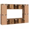 vidaXL TV Cabinet Set Wall-mounted 8 pcs Old Wood Engineered Wood