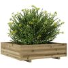 vidaXL Garden Planter 90x90x26.5 cm Impregnated Wood Pine