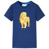 vidaXL Kids' T-shirt Dark Blue 116