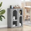 vidaXL Sideboard Grey Sonoma 59 x 35 x 80.5 cm Engineered Wood