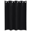 vidaXL Blackout Curtains with Rings 2 pcs Black 140 x 140 cm Polyester