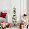 vidaXL Artificial Christmas Tree with 150 LEDs with Stand White 120 cm